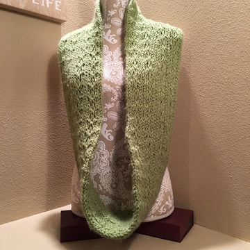 Chunky Lacy Infinity Scarf