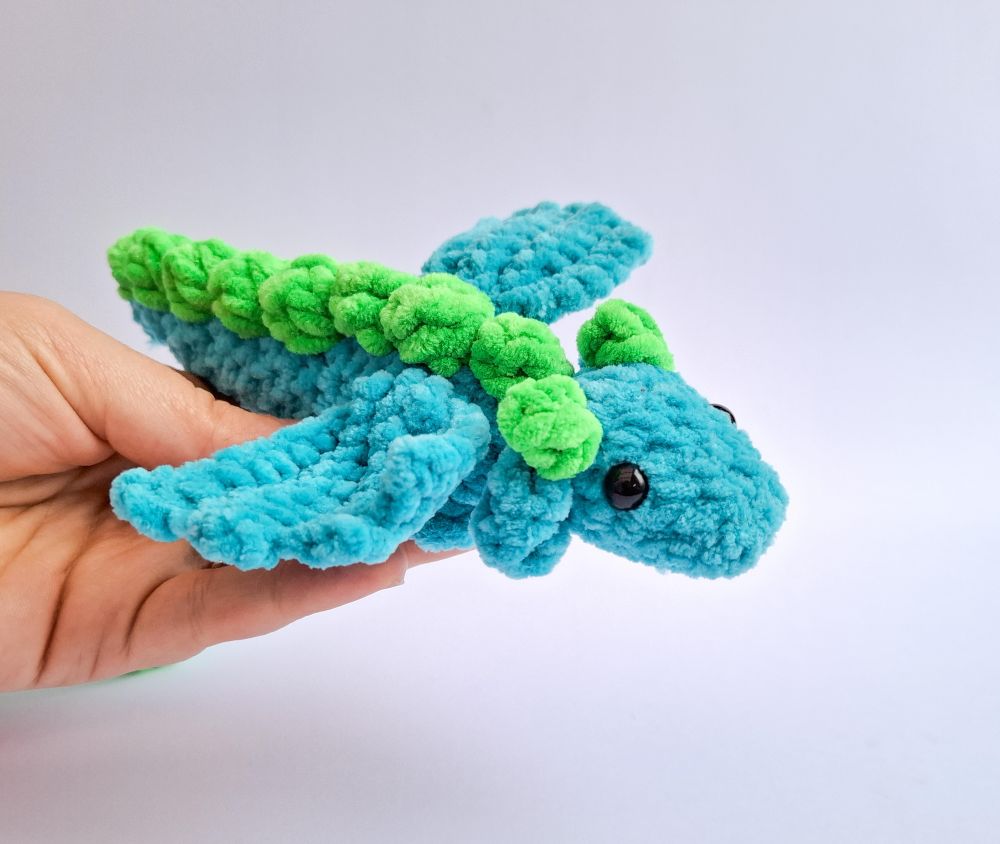 Crochet Dragon low sew pattern