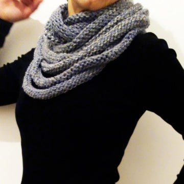 Ripped Ribbed Chunky Cowl