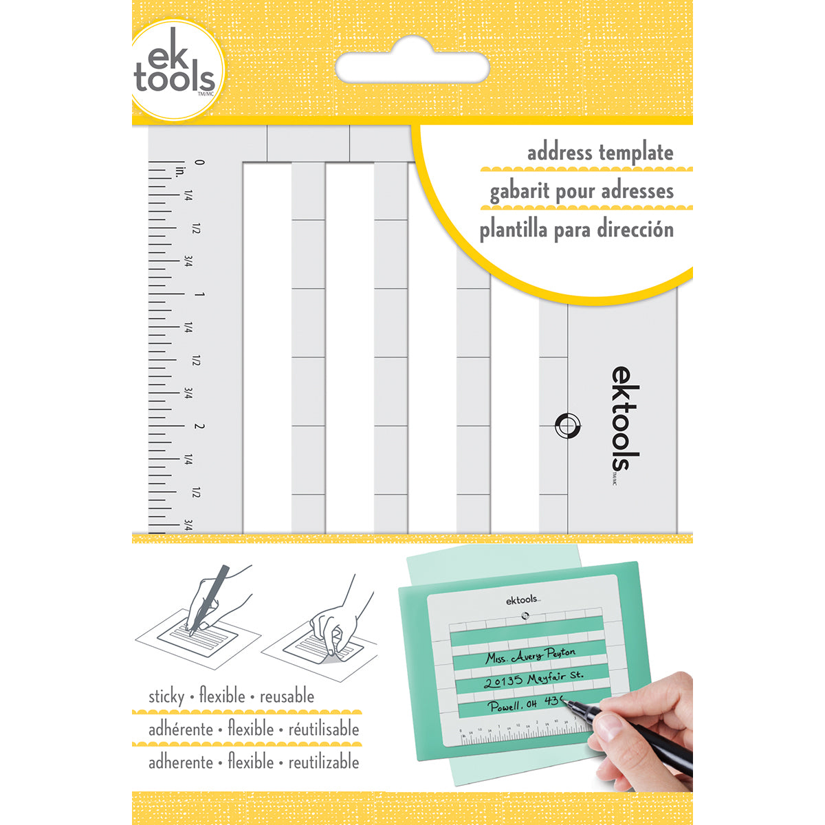 EK Success EK Tools Sticky Envelope Address Template - 492685