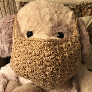 EASY Crochet Face Mask with Filter Pocket
