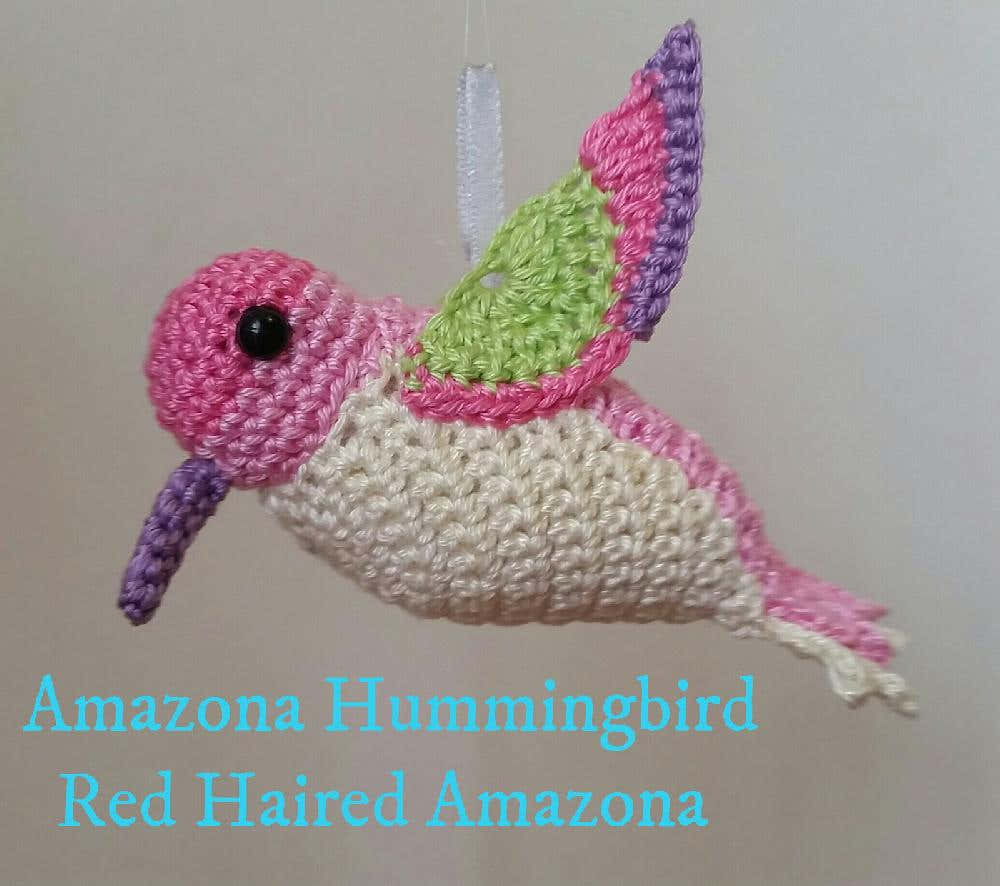 Amigurumi Bird: Pearly Hummingbird