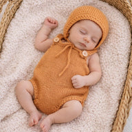 Easy Baby Romper & Bonnet set