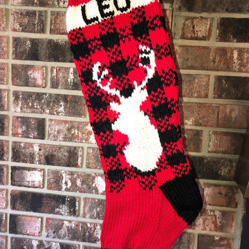Plaid Deer Hunter Stocking