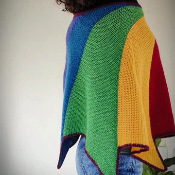 Wrap Me in Rainbow Shawl