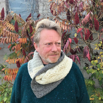 Marl Cabled Scarf