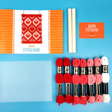 Oh Sew Bootiful Love Heart Wall Hanging Bargello Kit