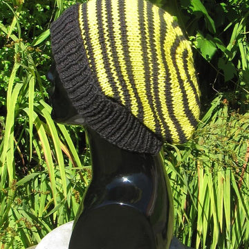 Alternate Random Stripe Slouch Hat