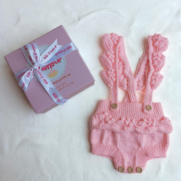Leaf Lace Baby Romper