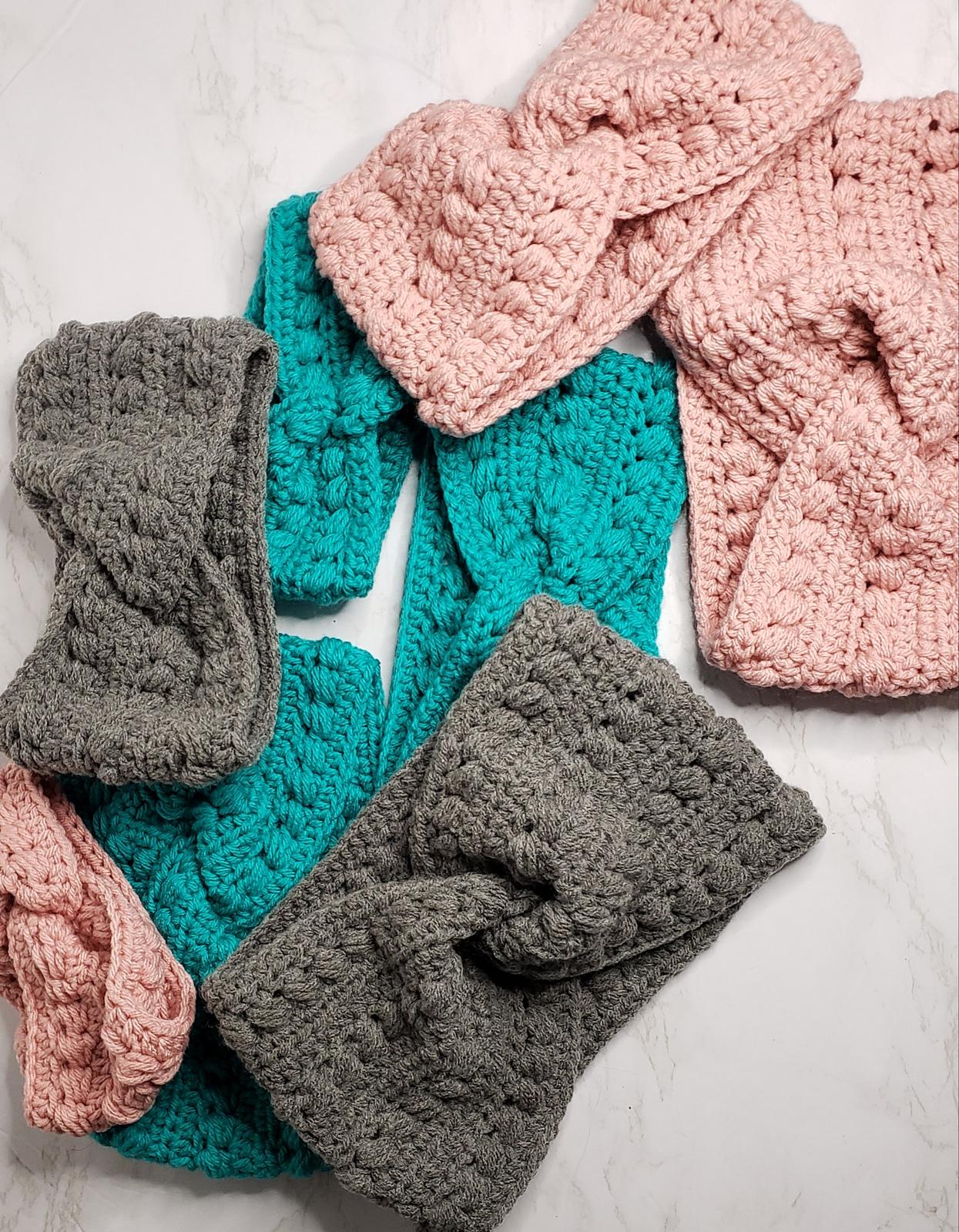 Twisted Bead Earwarmers