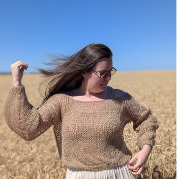 Gossamer Mohair Boatneck