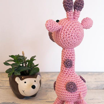 Standing Crocheted Giraffe