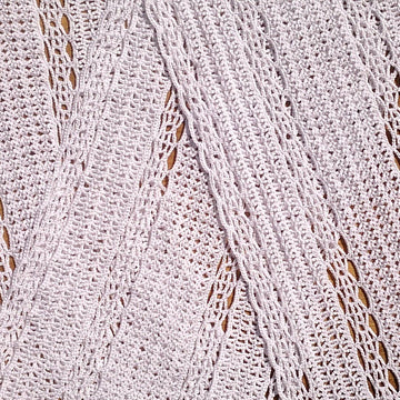 White lace scarf