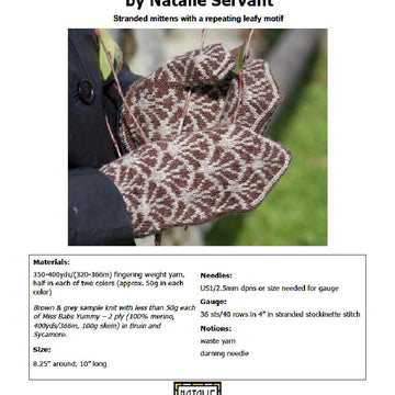 Frond Hat and Mitten Set