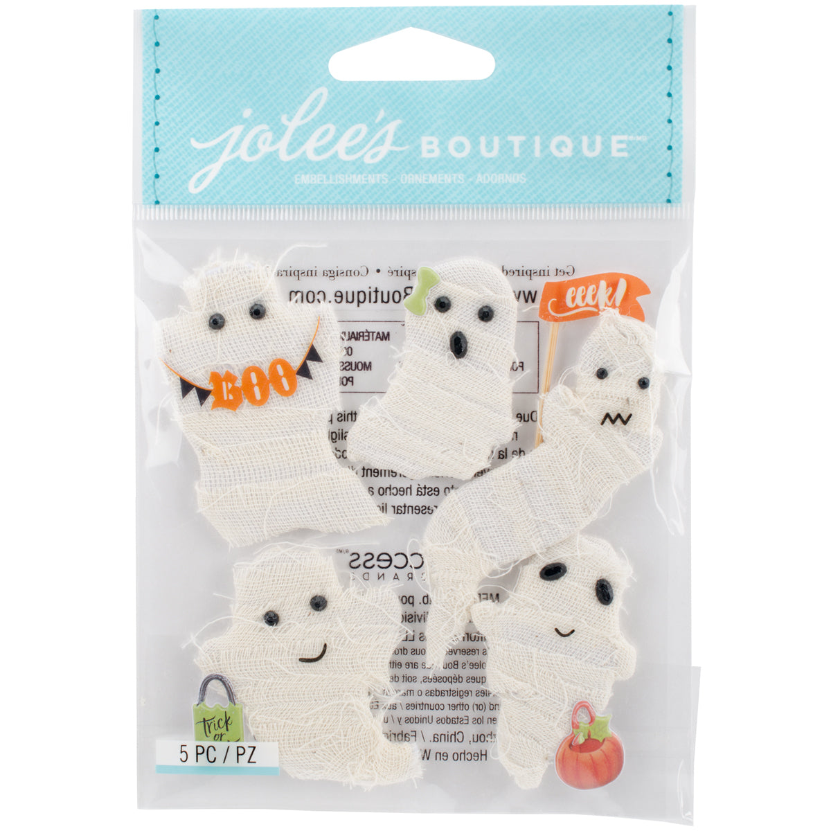 Jolee's Boutique Dimensional Stickers - Gauze Ghosts