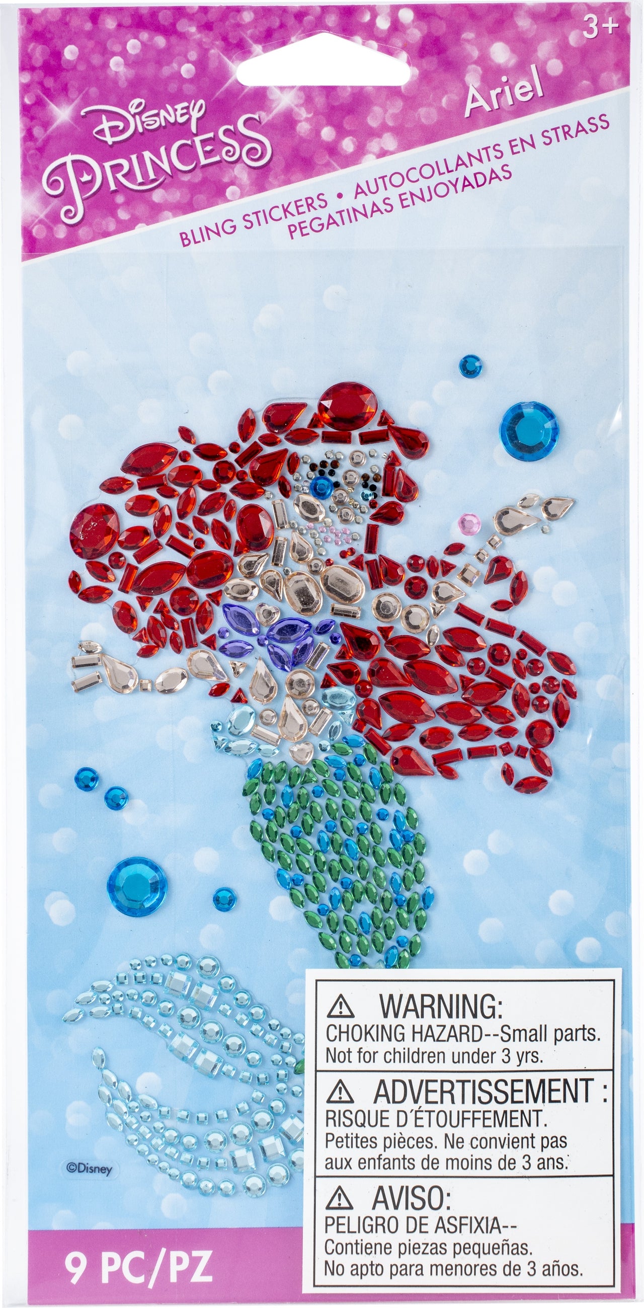 Sticko Disney Bling Embellishments - Ariel