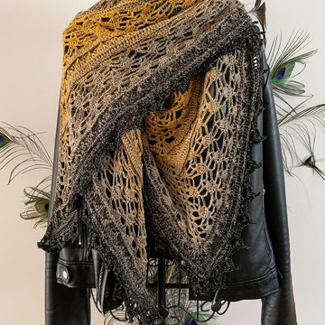 Triangular Scarf "Algea"