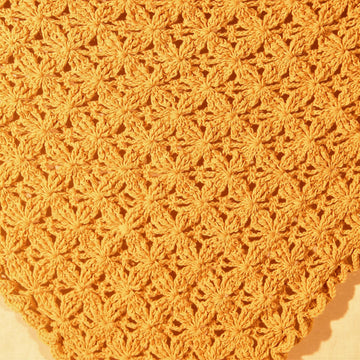 Embossed Flower Shawl