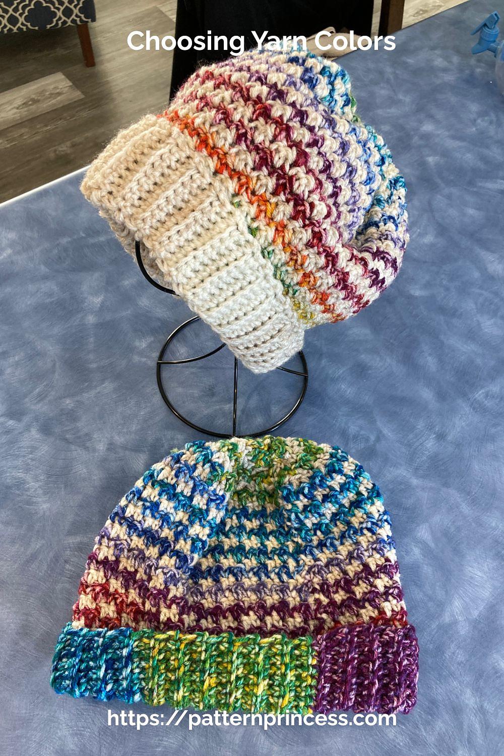 Frost Blossom Slouchy Hat