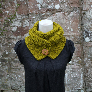 Lion Brand Wool Ease Thick & Quick Lemongrass Scarf