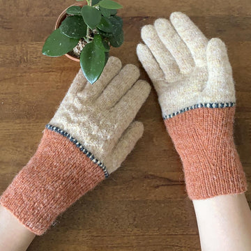 Terra cotta gloves