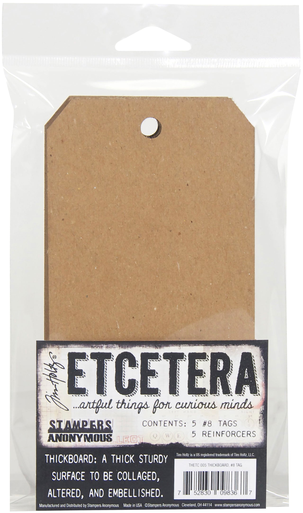 Stampers Anonymous Tim Holtz #8 Tag - 379177