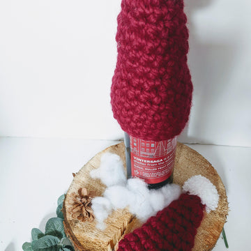 Christmas Bottle Hats