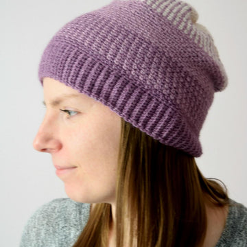 Ombre Moss Stitch Beanie
