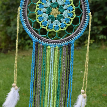 Blue and Green Dreamcatcher