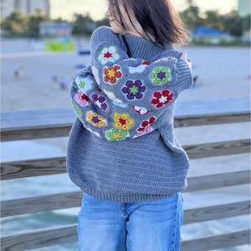 African Flower Sweater