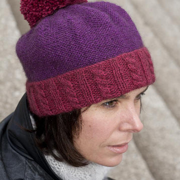 Naughty or Nice Pompom Hat