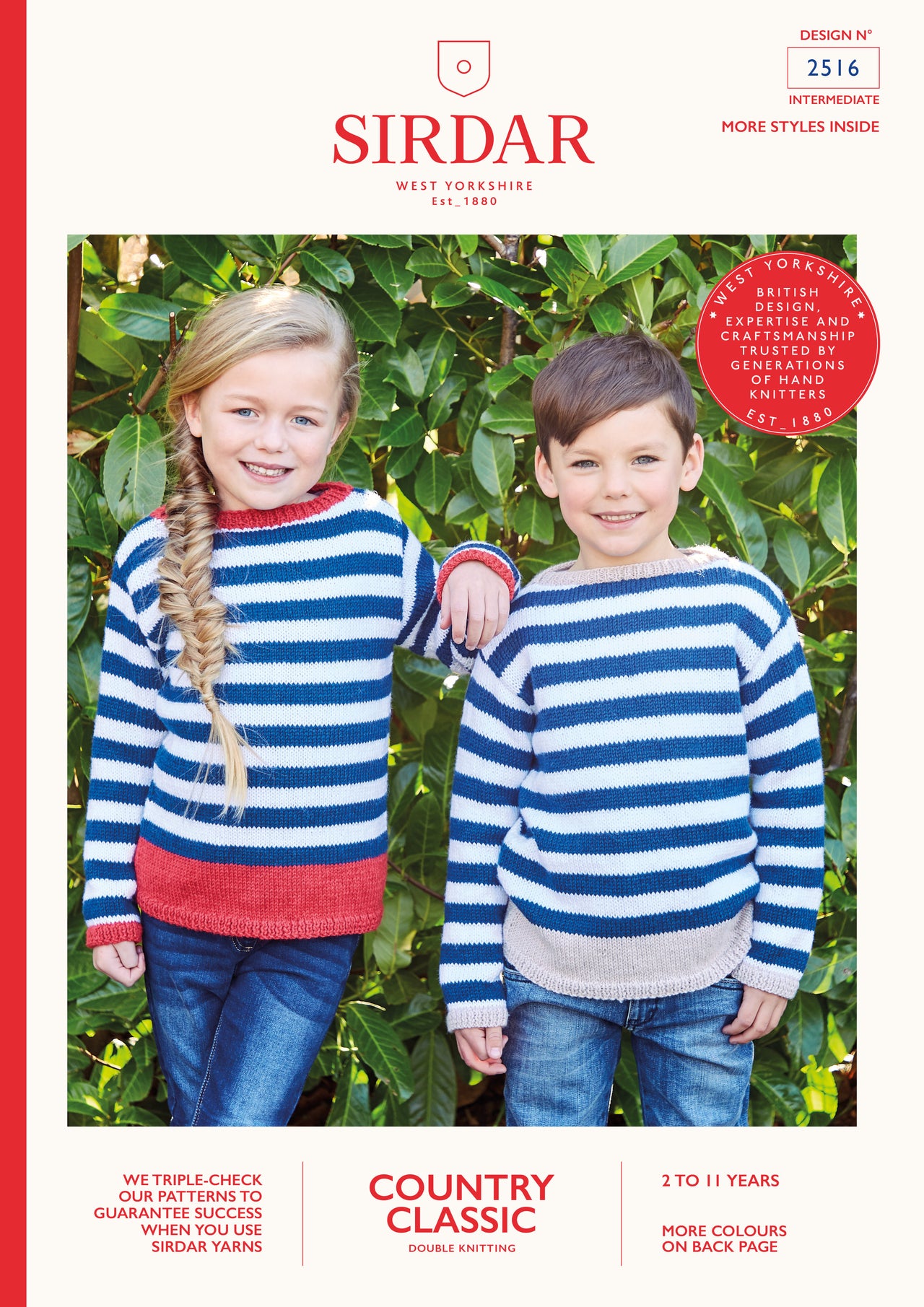 Jumpers in Sirdar Country Classic DK - 2516 - Leaflet