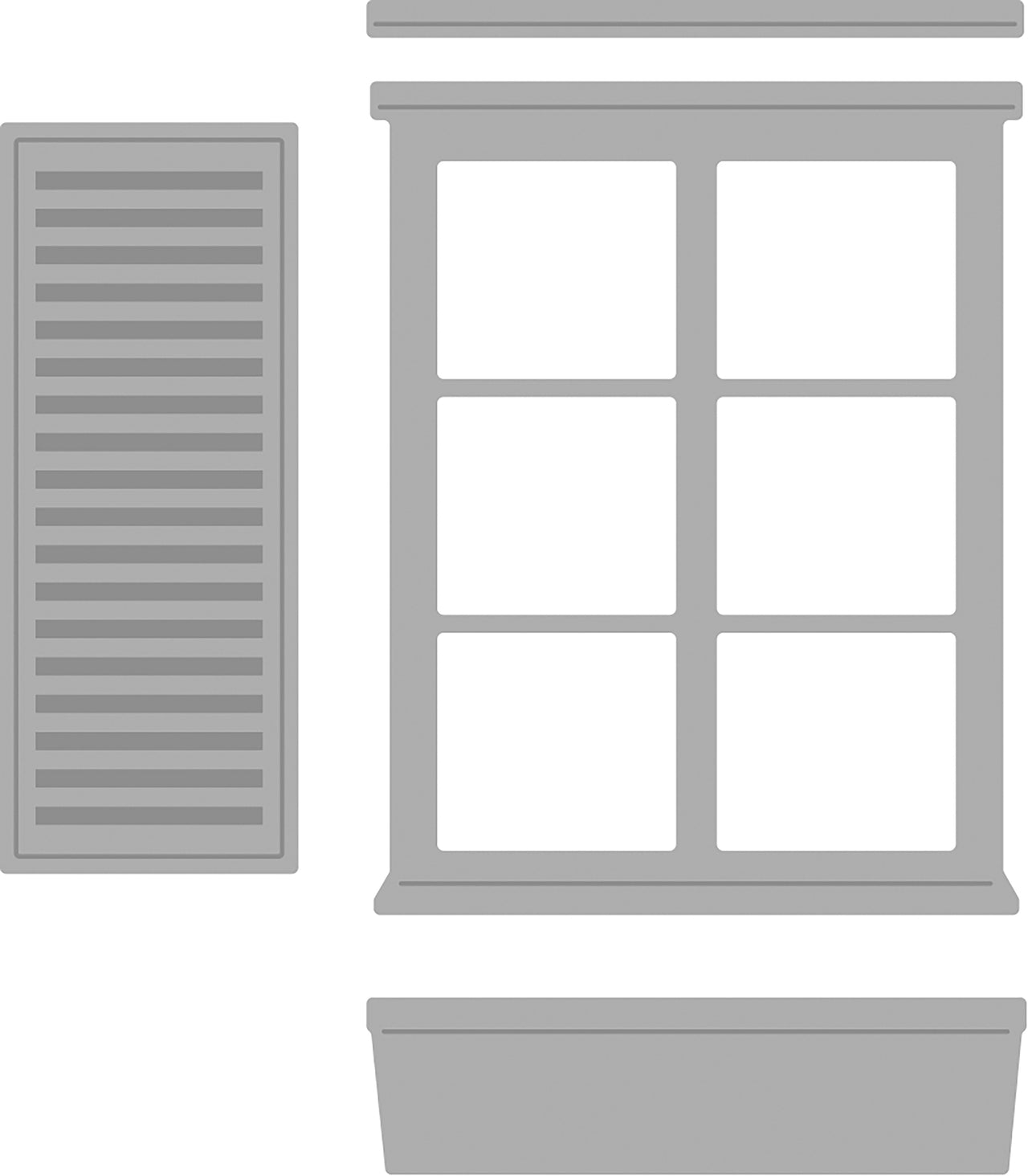Paper Rose Dies - Window & Accessories