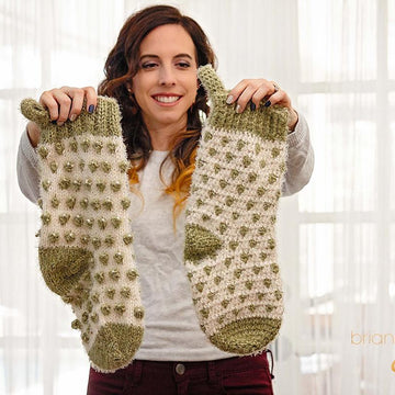 Polka Dot Stocking Crochet