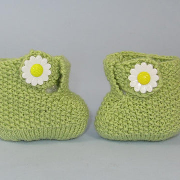 Baby T Bar Daisy Booties