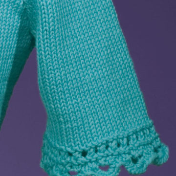 Simple Scalloped Edge Pullover #159