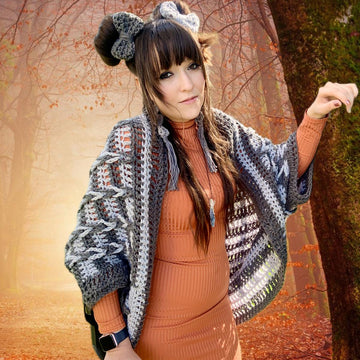 The Stripes and Ladders Cocoon Cardigan