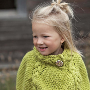 Cabled Poncho