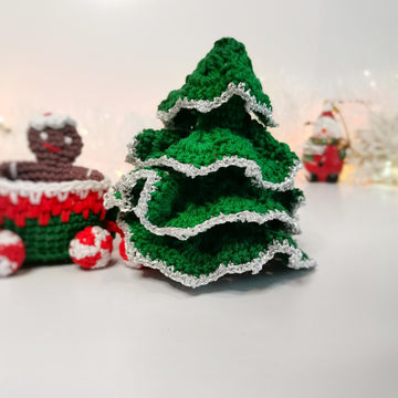 Gingerbread Christmas Train Amigurumi Set