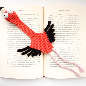 Flamingo Bookmark Crochet Pattern