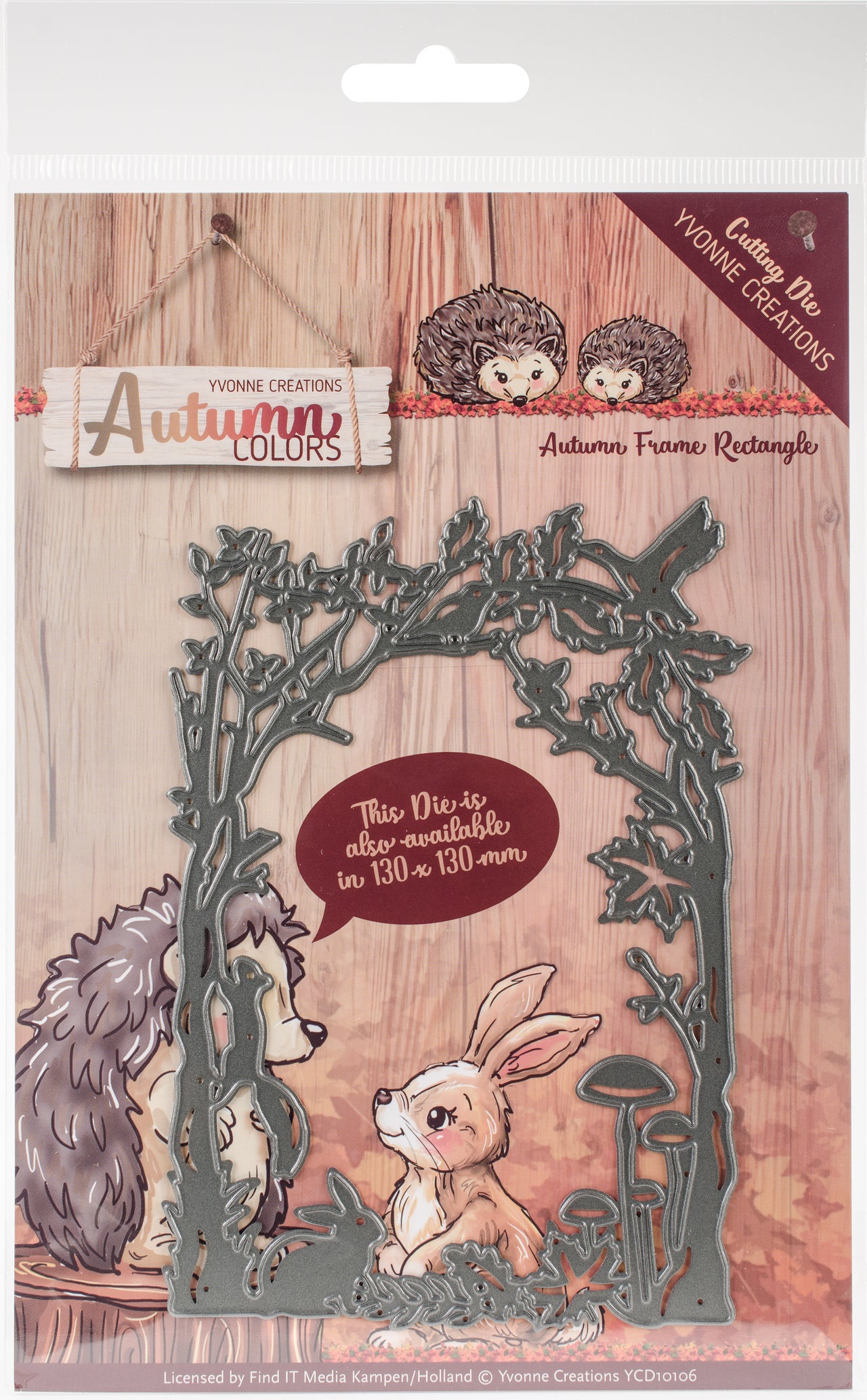Find It Trading Yvonne Creations Die - Rectangle Frame, Autumn Colors