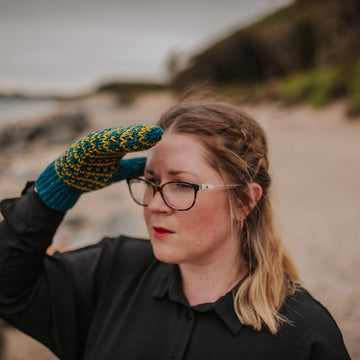 Morse Code Mittens