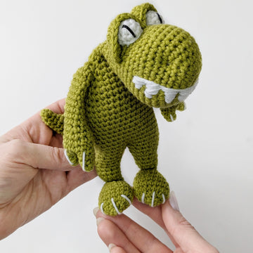 Crochet Dinosaur Pattern, Baby Snuggler Crochet Pattern: Amigurumi Plushie