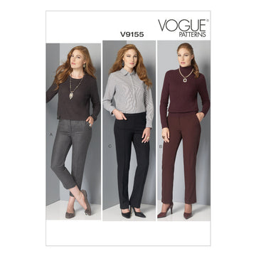 Vogue Misses'/Misses' Petite Pants V9155 - Sewing Pattern