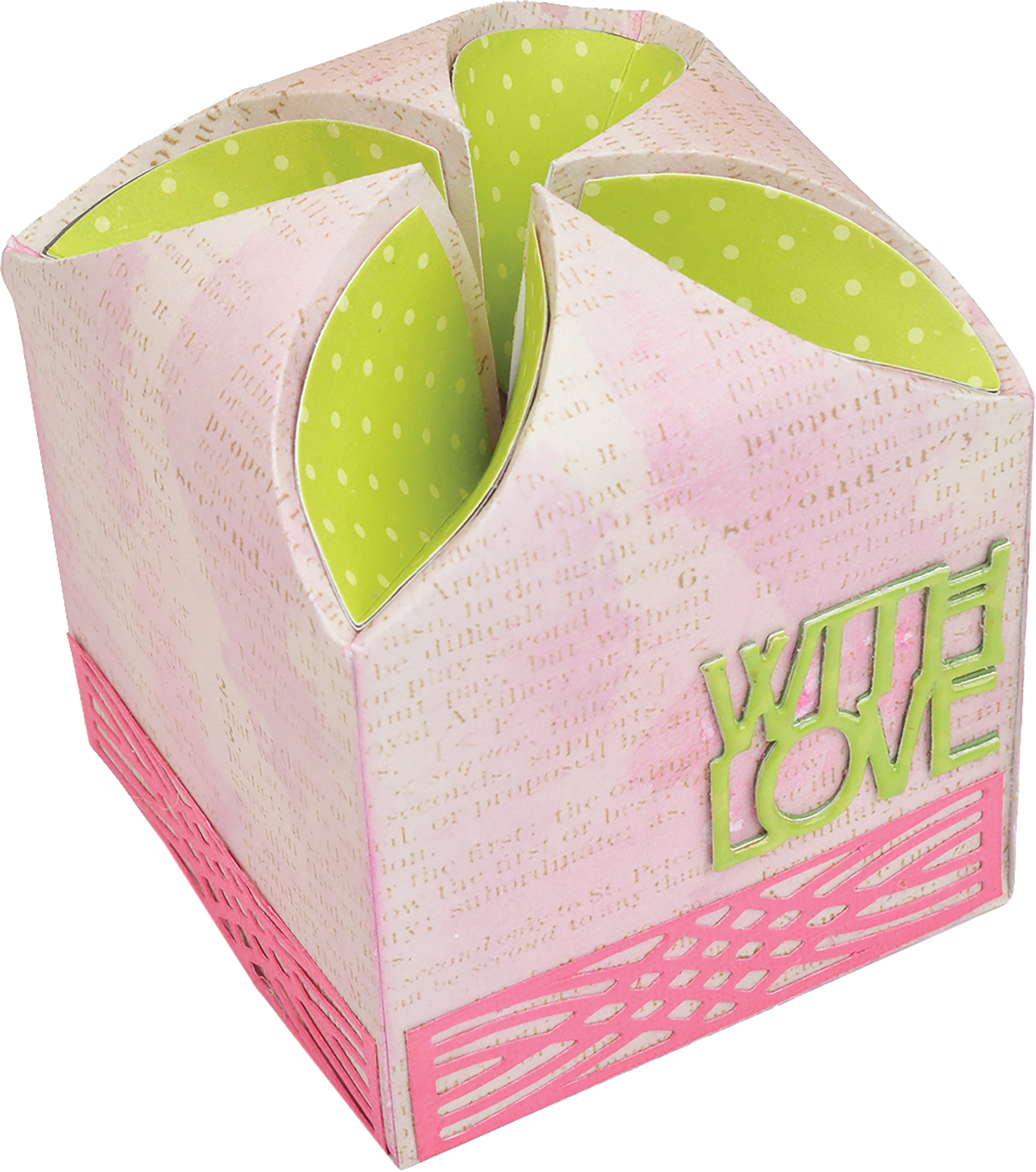 Sizzix Thinlits Dies By Lynda Kanase 6/Pkg - Petal Fold Box