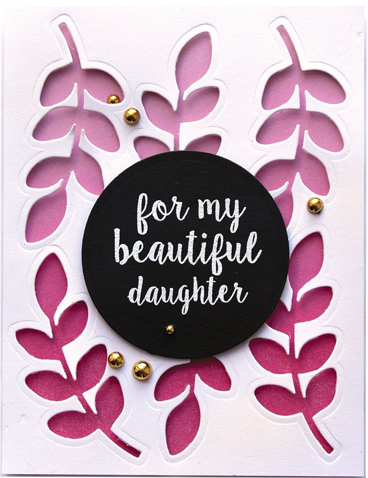 Spellbinders Clear Acrylic Stamps - Family Sentiments