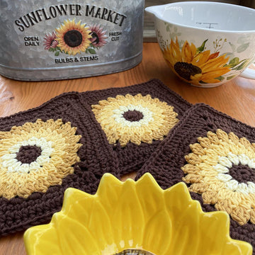 Boho Sunflower Trivet