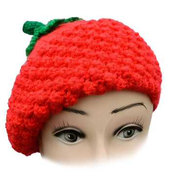 Cute Hats to Knit 5 - bicycle, raspberry beret, motorbike, Artic fox