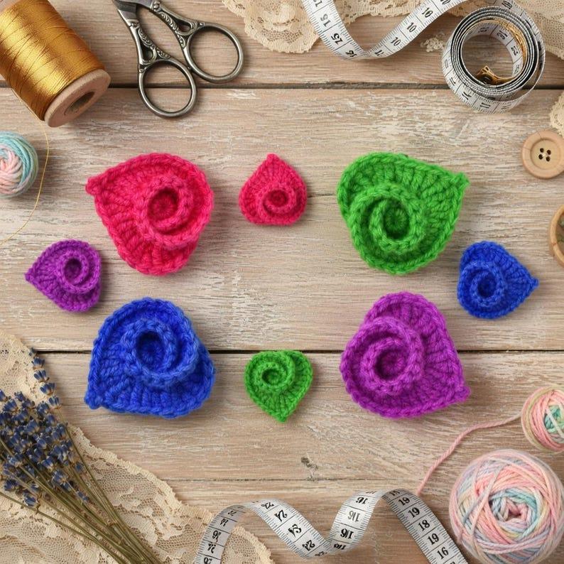 Granny Heart Crochet Coaster Pattern