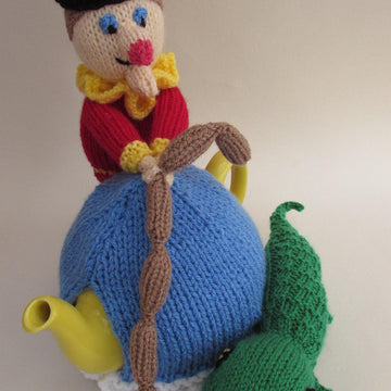 Mr Punch Tea Cosy Knitting Pattern